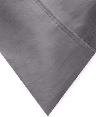 Percale Cool and Crisp 500 Thread Count 100% Cotton Pillowcase Set, King