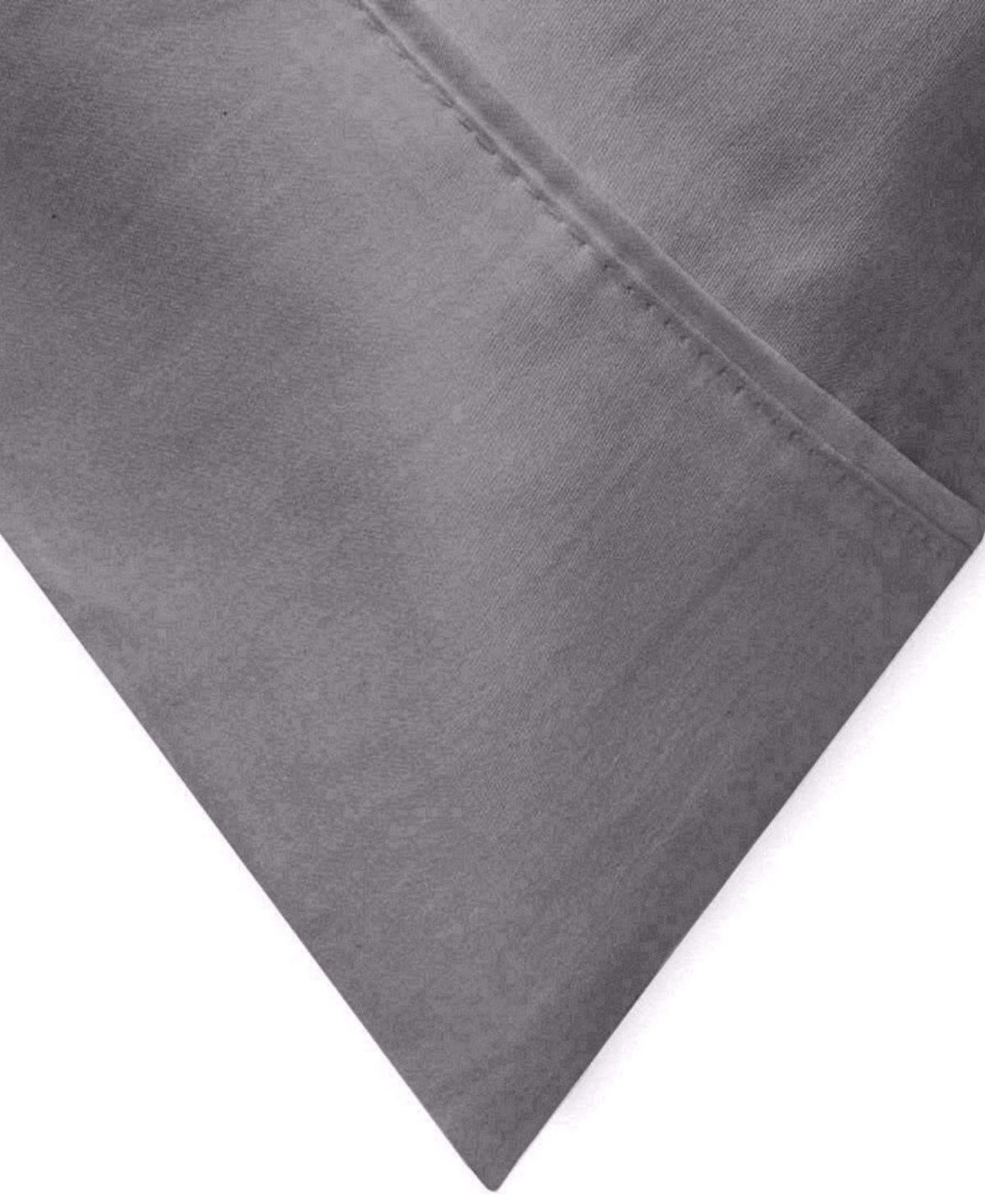 Ella Jayne Percale Cool And Crisp 500 Thread Count 100% Cotton Pillowcase Set, King In Charcoal