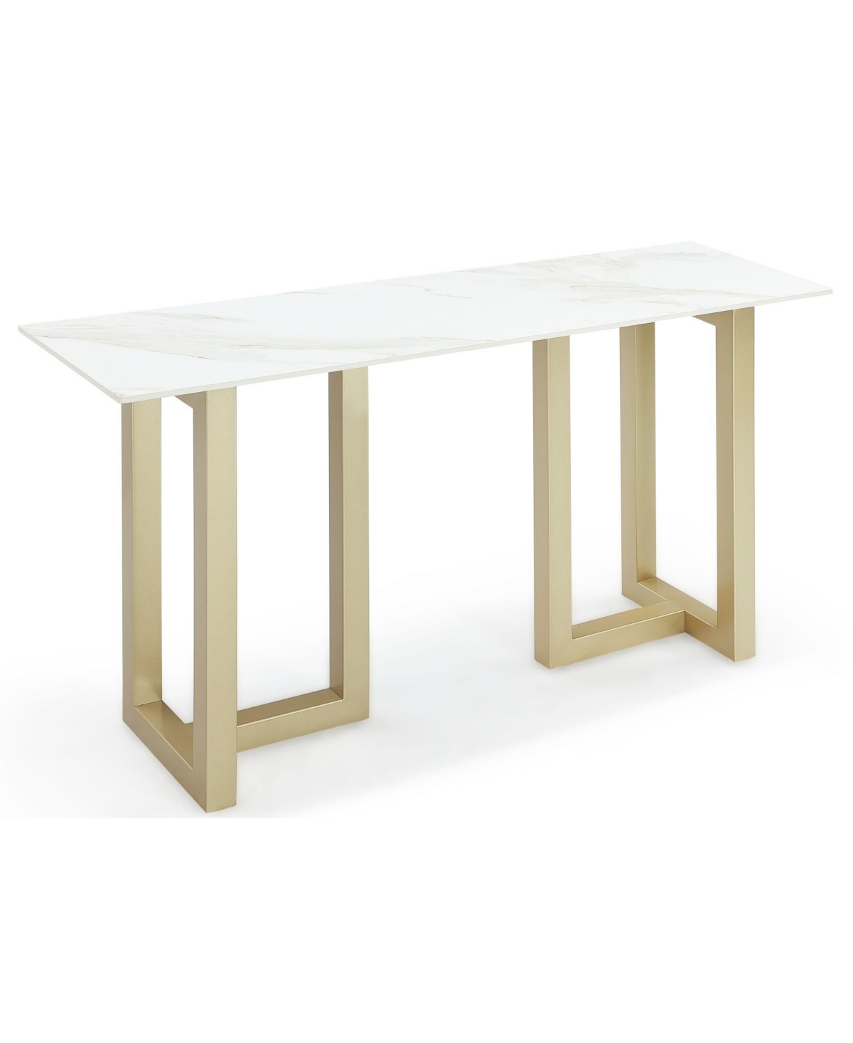 Macy's Furniture Emila 54" Sintered Stone Mix And Match Console Table