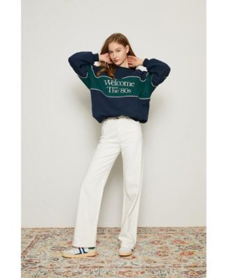 Coney Island Whitefish High Rise Wide Jeans