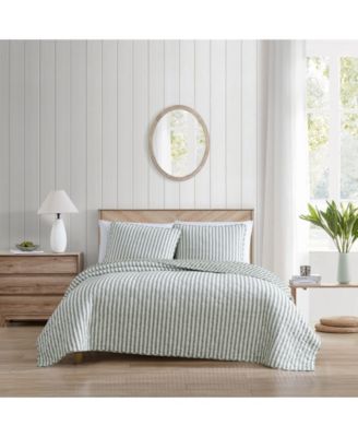 Way Ticking Stripe Quilt-Sham Set