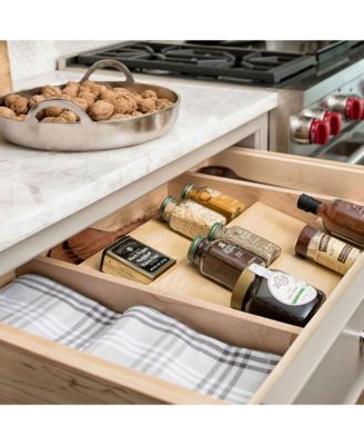 36'' Kitchen Drawer Organizer Insert Spice Rack Three-Tier, 4SDI-36-1