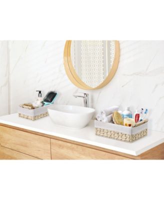 2-Pack Handmade Storage Paper Rope Baskets Set: Bohemian Design for Household Essentials - Durable, Compact, Perfect for All Decor