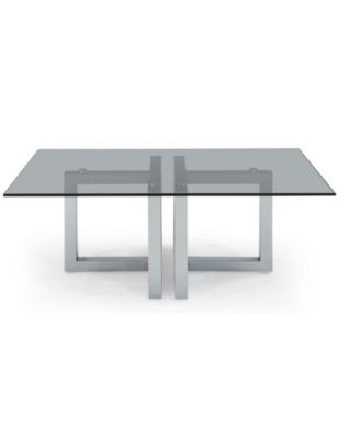 Emila 48" Rectangle Glass Mix and Match Coffee Table