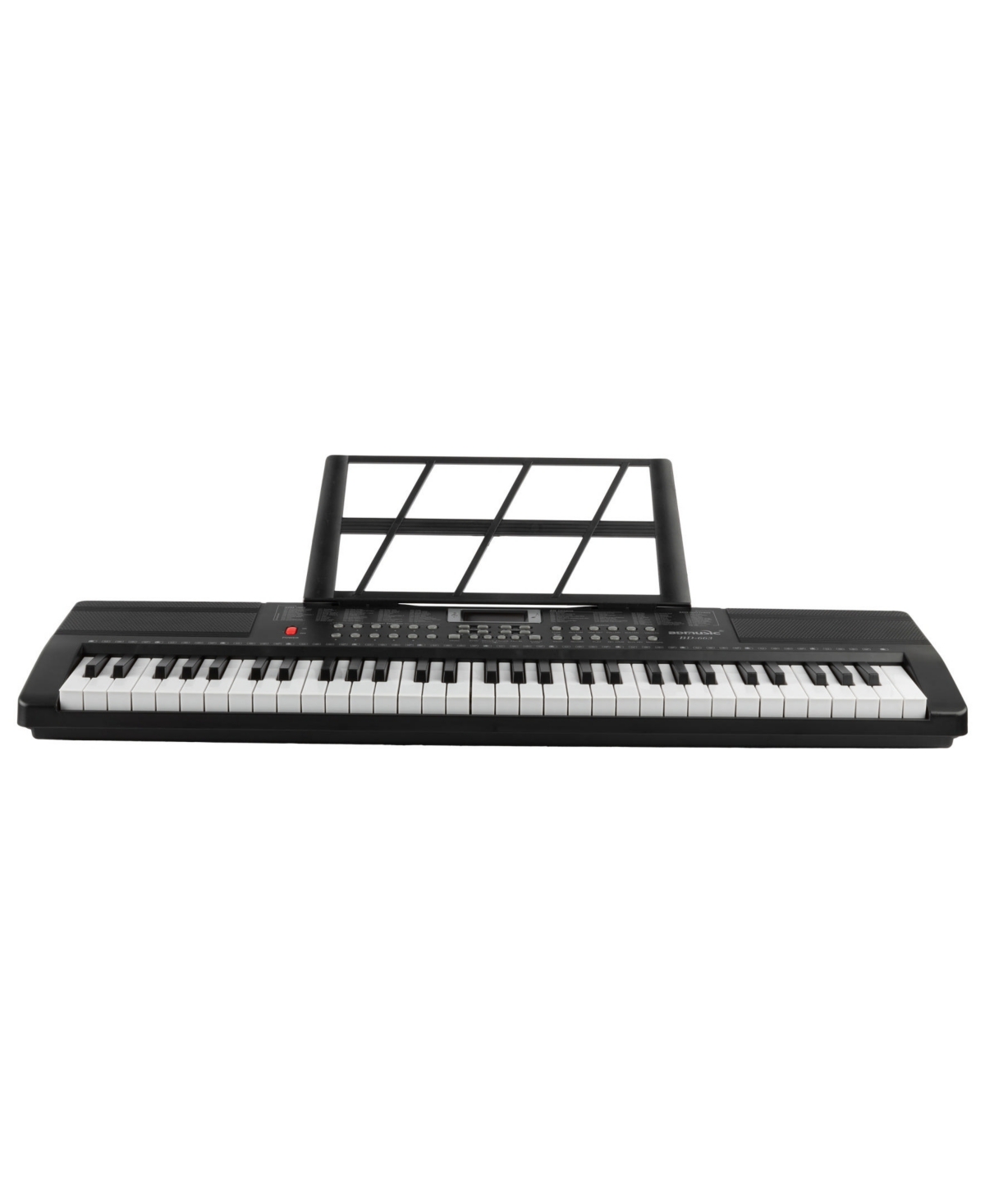 Trademark Global Hey Play Piano Keyboard With Microphone In Black