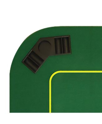 Trademark Poker 80" Deluxe Texas Holdem Folding Poker Tabletop