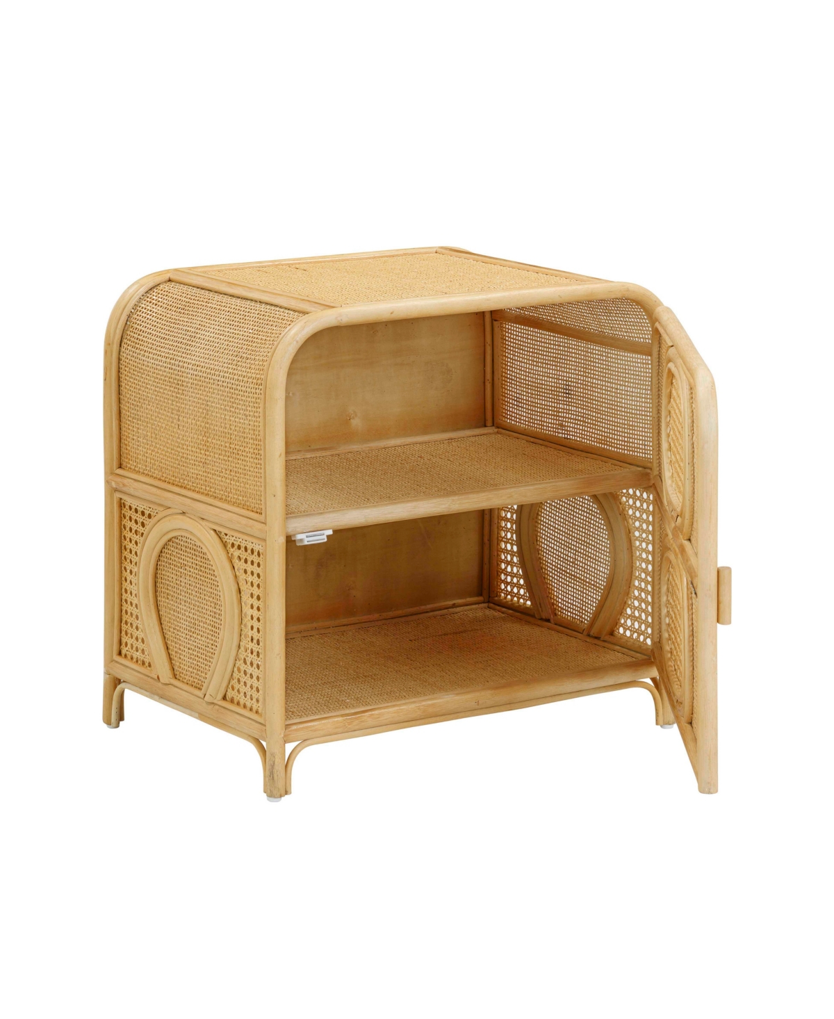 Tov Furniture Tina Rattan Nightstand In Natural