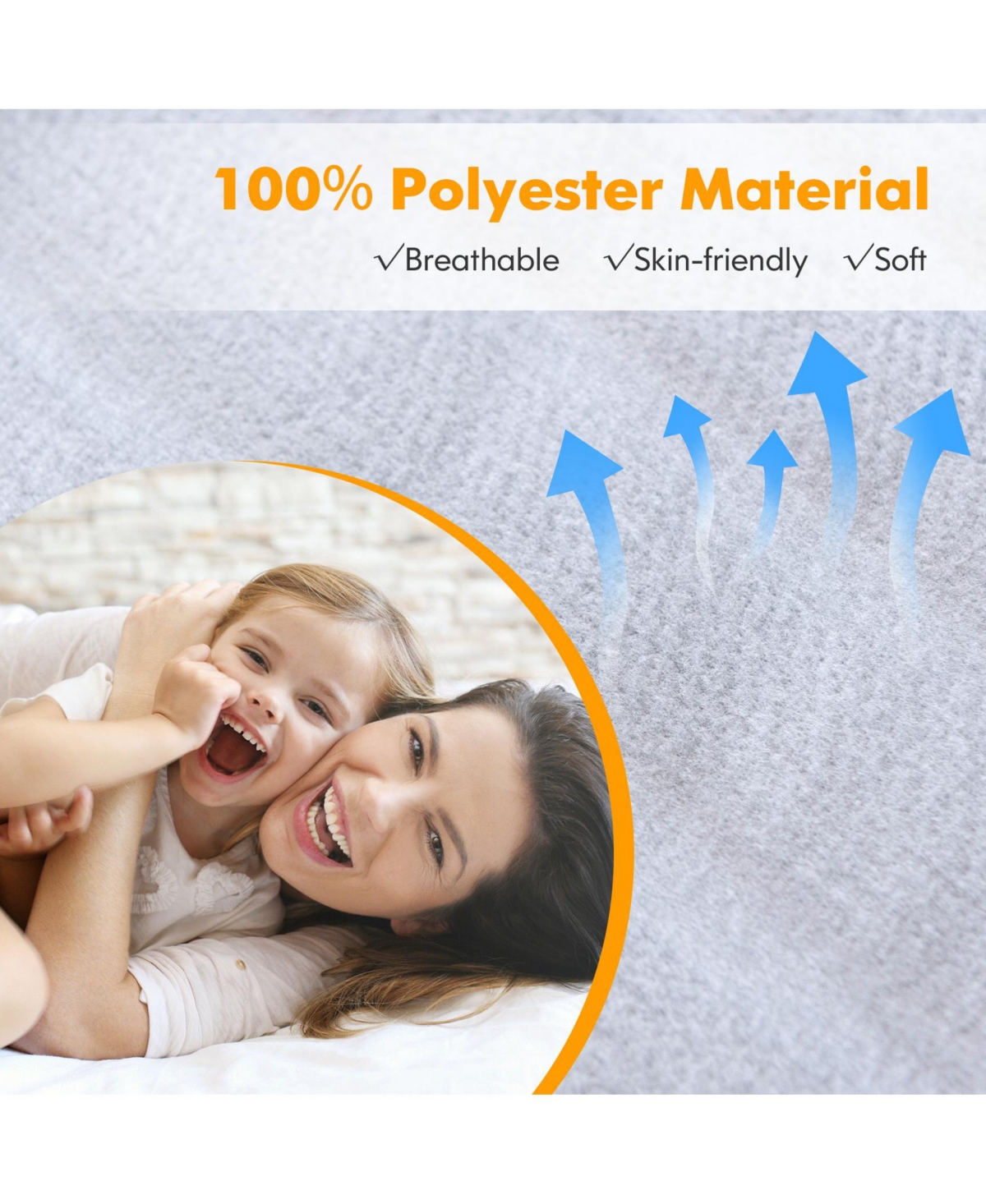 Gouun Safe Electric Heated Mattress Pad with 4 8 Temperature 10-Hour Timer-King