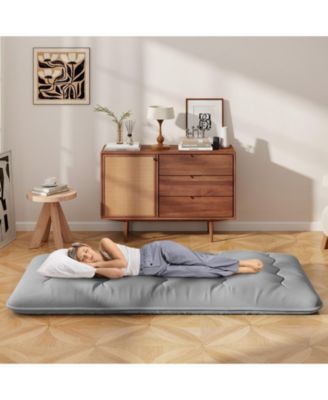 Futon Mattress with Washable Cover and Carry Bag-Twin Size