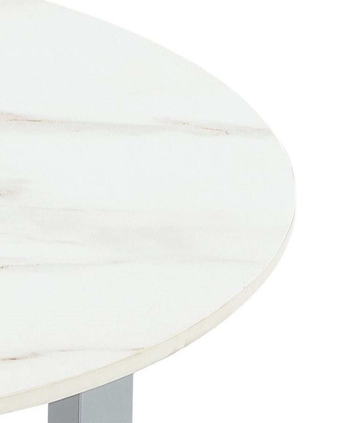 MACY'S EMILA 38" ROUND SINTERED STONE MIX AND MATCH COFFEE TABLE 