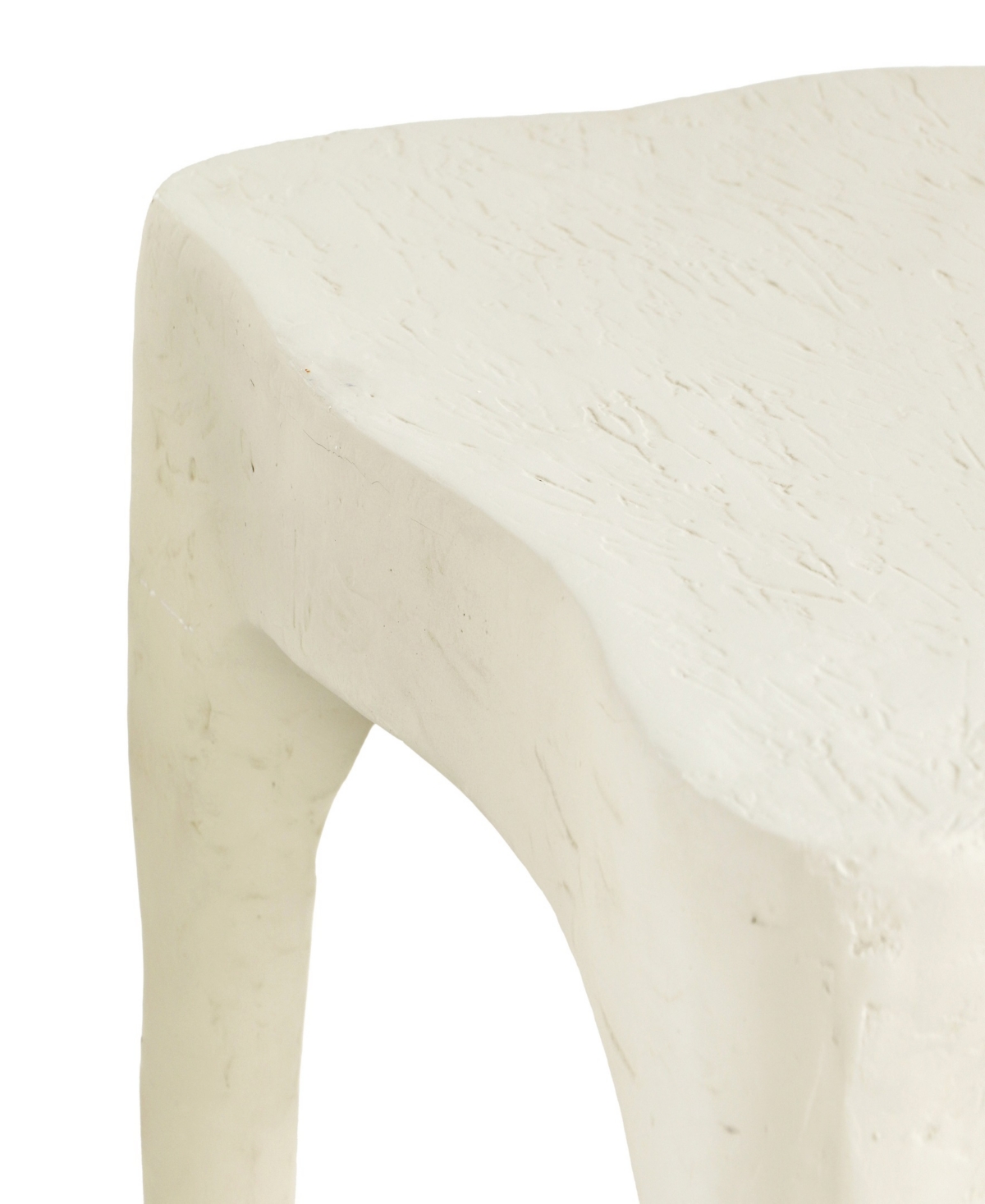 Tov Furniture Skully Textured Side Table In Cream