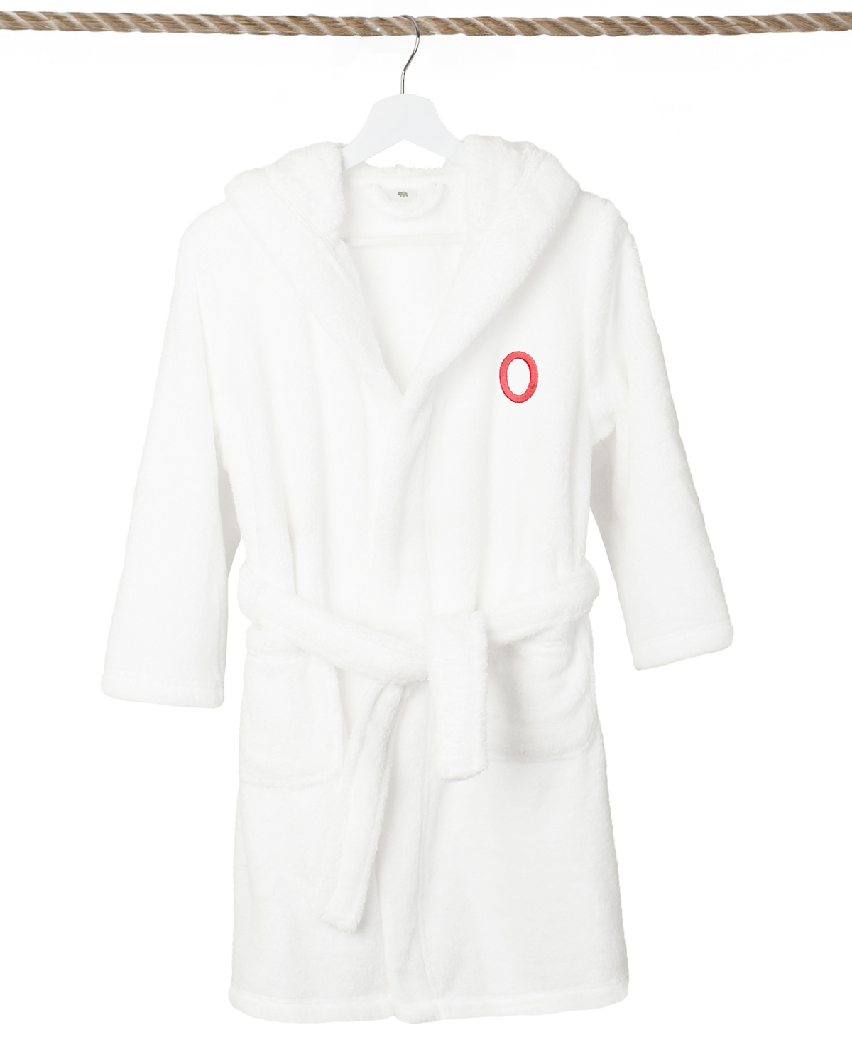 LINUM HOME PERSONALIZED KIDS SUPER PLUSH HOODED BATHROBE 