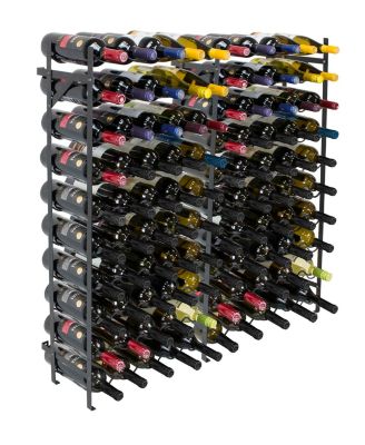 100-Bottle Wine Rack Stand - Timeless Design, Maximum Storage, Perfect for Wine Lovers and Limited Space