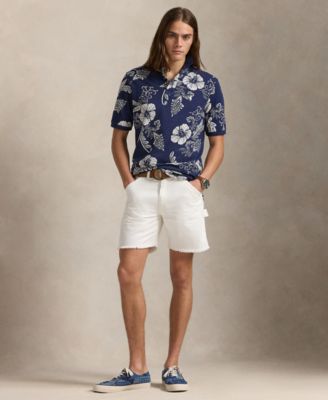 Polo Ralph Lauren ハイビスカスメッシュポロシャツ Polo Ralph Lauren Men's Classic-Fit Hibiscus Mesh Polo Shirt