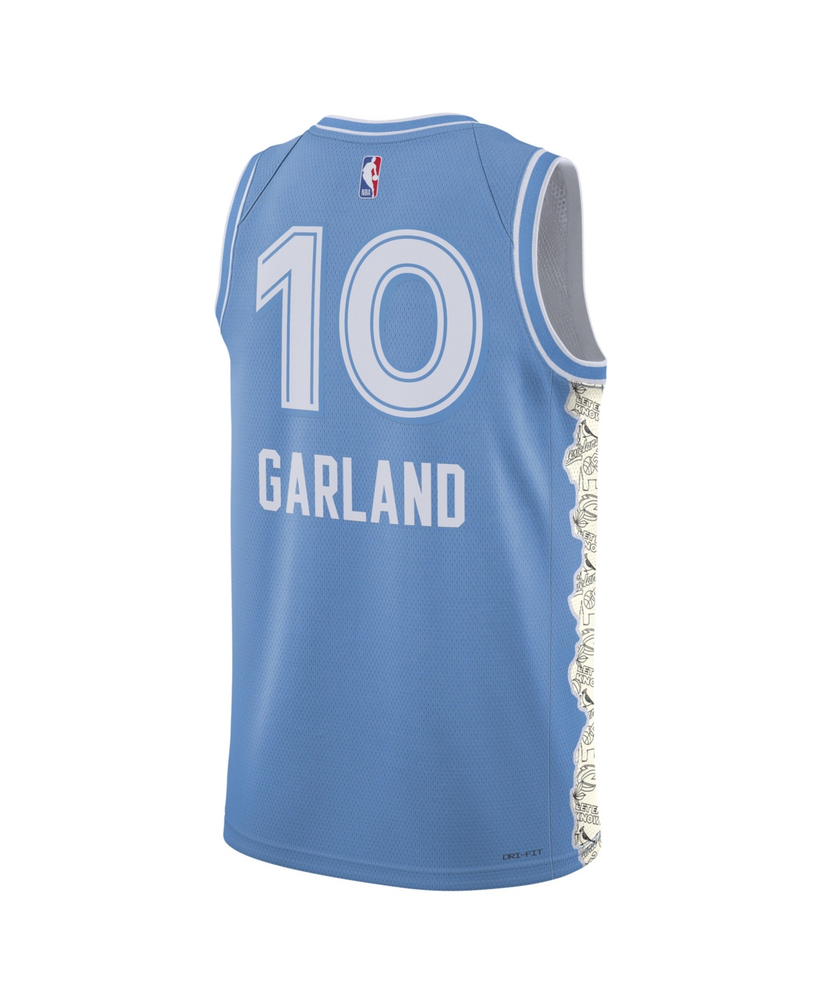 Nike Men's and Women'sDarius Garland Cleveland Cavaliers 2024/25 City Edition Finished Swingman Jersey - Light Blue