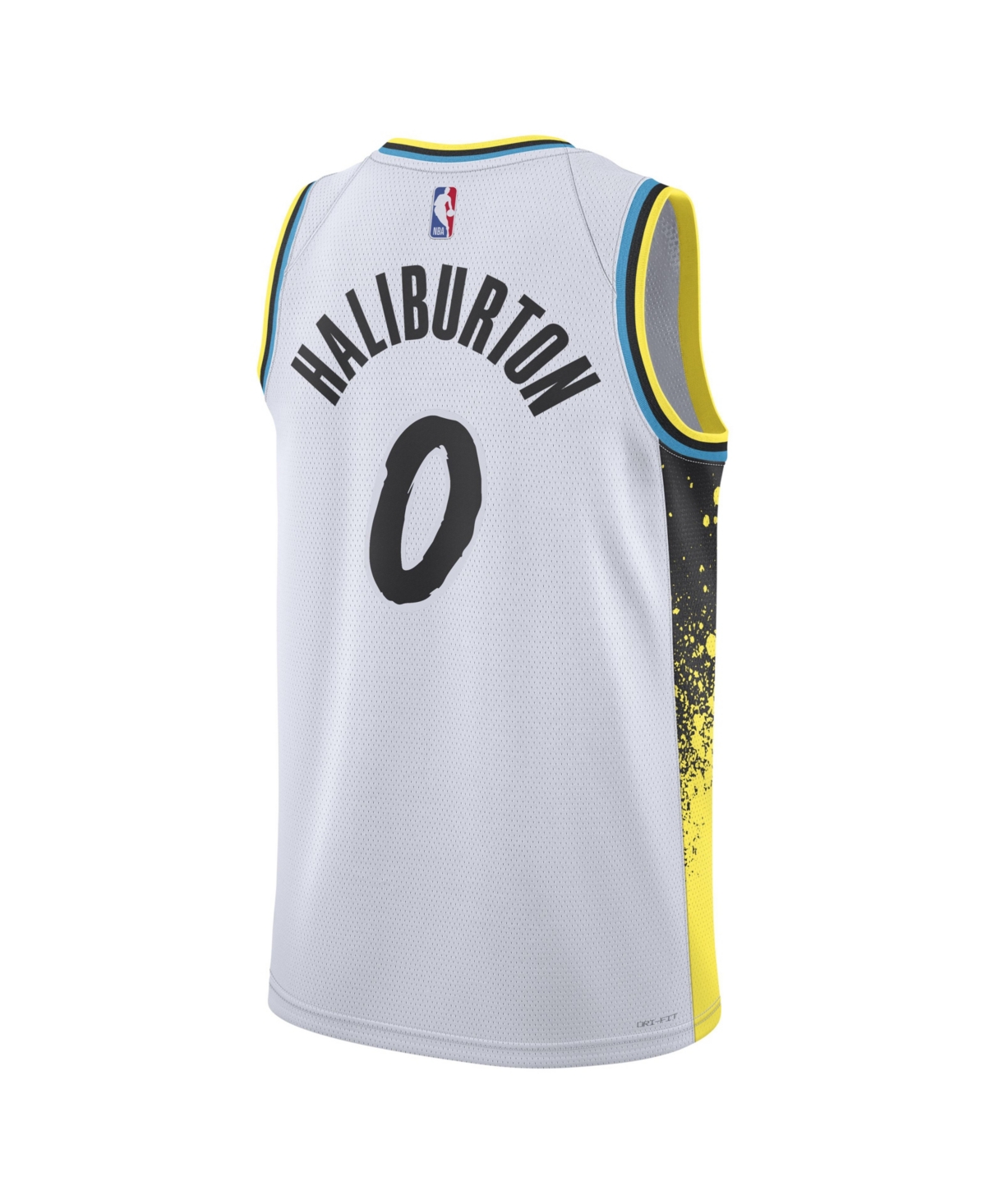 Nike Men's and Women'sTyrese Haliburton Indiana Pacers 2024/25 City Edition Finished Swingman Jersey - White