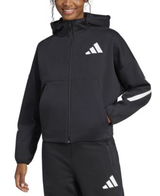 adidas - Women's Z-N-E Zip-Front Hooded Logo Jacket