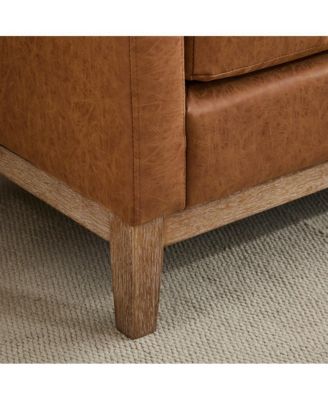 66" Upholstered Bench Daybed Ottoman with Wood Legs for Bedroom, Living Room, Entryway-The Pop Home