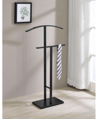 Dossi Metal Suit Valet Stand, Clothes Rack, Clothing Organizer, Jacket Hanger, Tie Hanger