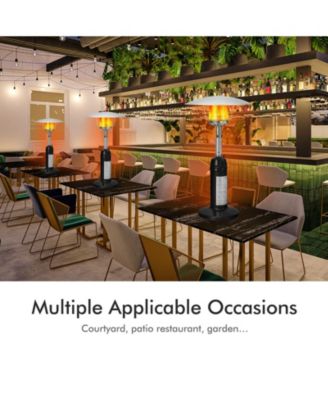 11 000 BTU Portable Tabletop Propane Patio Standing Heater