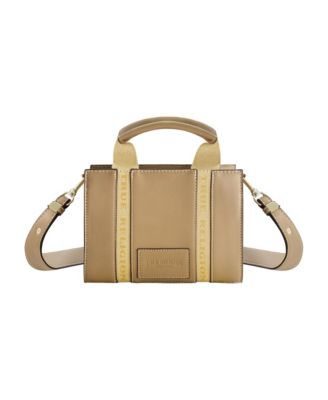 Licensed Faux Leather Mini Tote Bag with Branded Straps