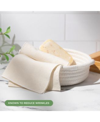 Raw Silk Skincare Washcloths, Exfoliating, Multi-Pack