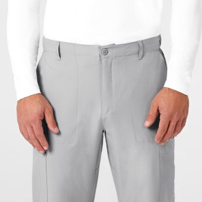 Men's W123 Flat Front Cargo Scrub Pant
