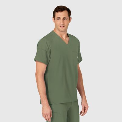 Men's W123 V-Neck Scrub Top