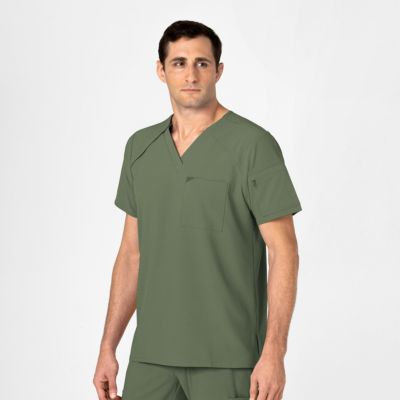 Men's RENEW EZ Zip Scrub Top