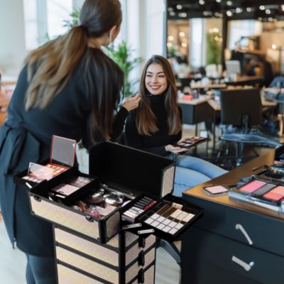 3-Piece Makeup Train Cases Cosmetic Organizer Kit Grace ForgetMeNo