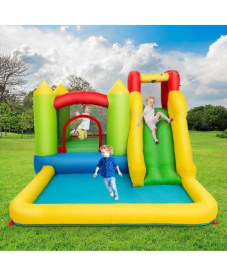 Inflatable Bounce House Water Slide Jump Bouncer without Blower