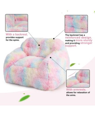 Bean Bag Chairs for Kids, 51" Colorful Bean Bag Chair with Filler