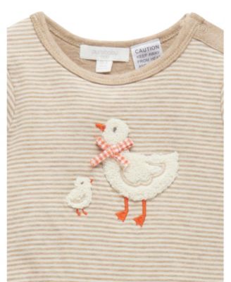 Baby Boy and Baby Girl Stripe Coverall