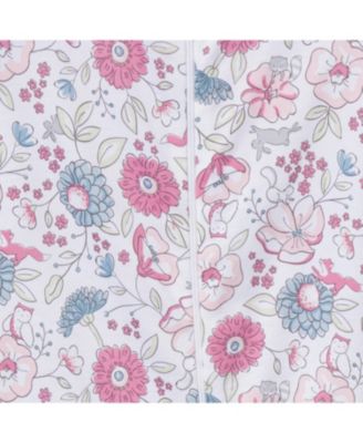 Baby Girls' Snug Fit Footless Pajamas, 3-Pack