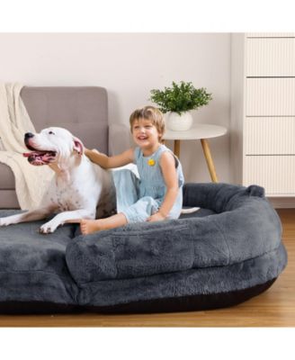 Giant Dog Bed for Humans, Human Sized Adult Dog Bed for People