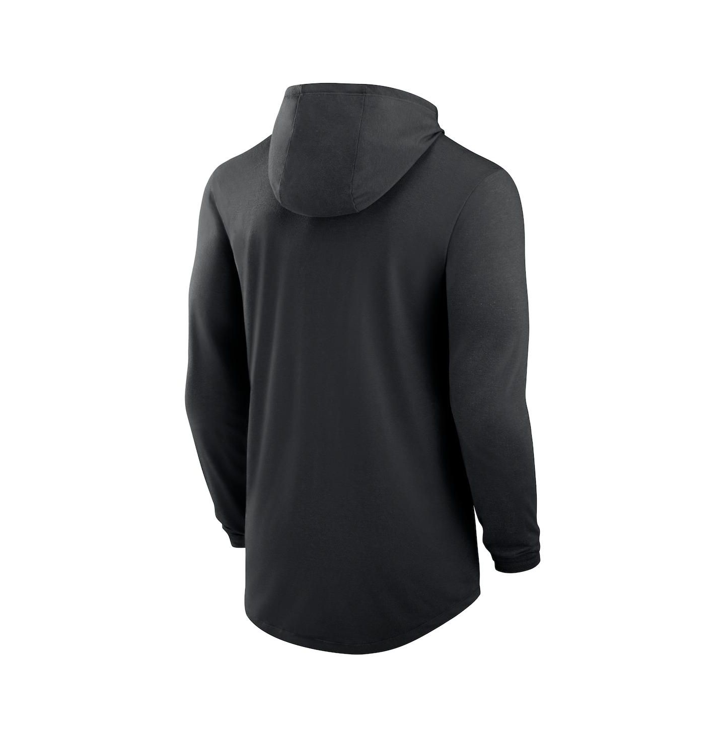 Мужское худи Nike Black Iowa Hawkeyes Lightweight Performance Long Sleeve T-Shirt — фото 3