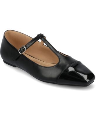 Women's Theah T-Strap Cap Toe Mary Jane Flats