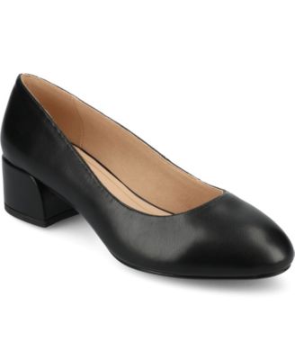 Women's Saarii Round Toe Block Heel Pumps