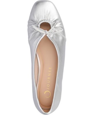 Women's Callee Rouched Tie Ballet Flats
