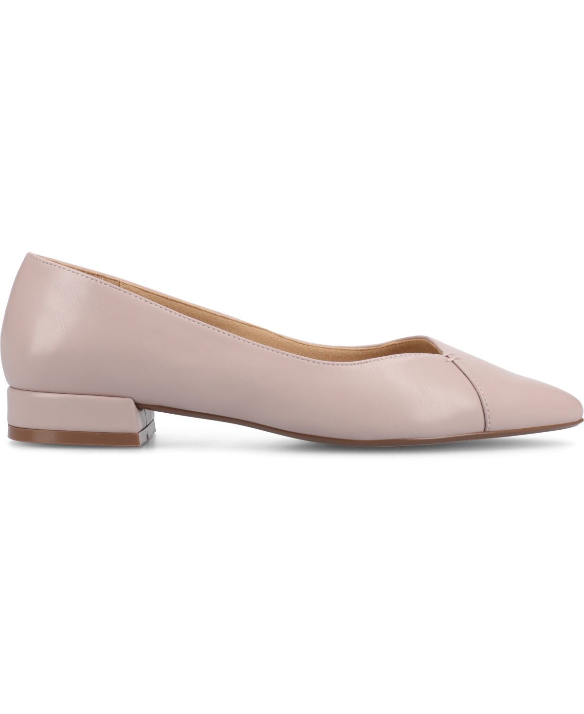 Shop Journee Collection Women's Carmin Pointed Toe Flats In Lilac