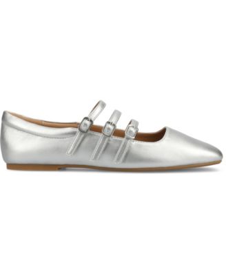 Women's Darlin Multi Strap Mary Jane Square Toe Flats