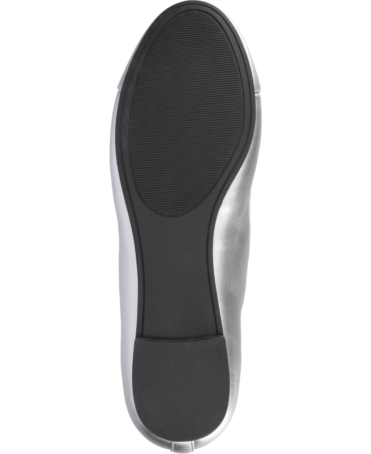 Shop Journee Collection Women's Kaiah Cap Toe Ballet Flats In Silver