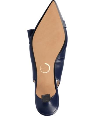 Women's Paloma Bow Kitten Heel Slingback Pumps