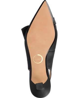Women's Paloma Bow Kitten Heel Slingback Pumps