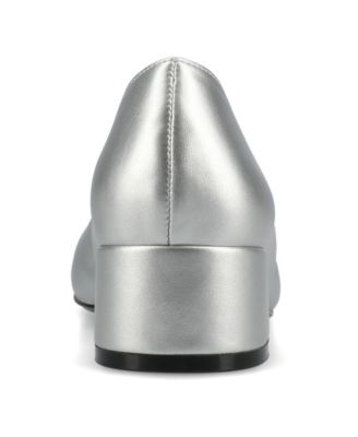 Women's Saarii Round Toe Block Heel Pumps