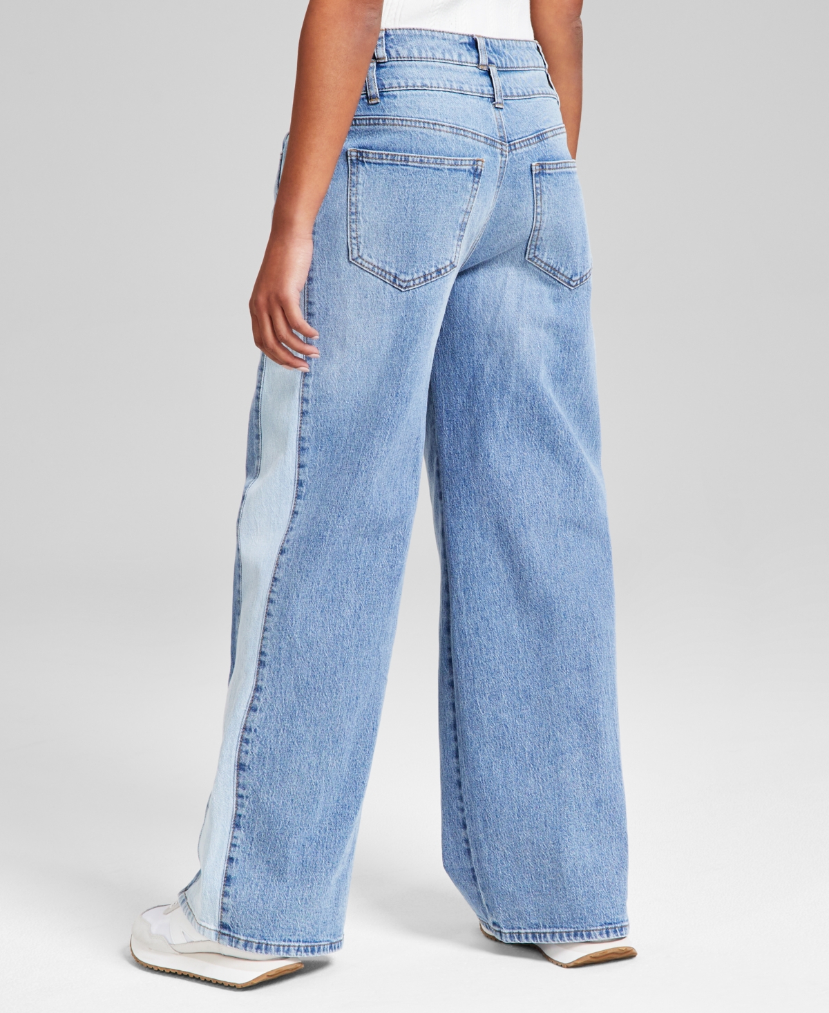 AND NOW THIS WOMEN'S HIGH-RISE TWO-TONE DENIM JEANS, EXCLUSIVELY AT MACY'S 
