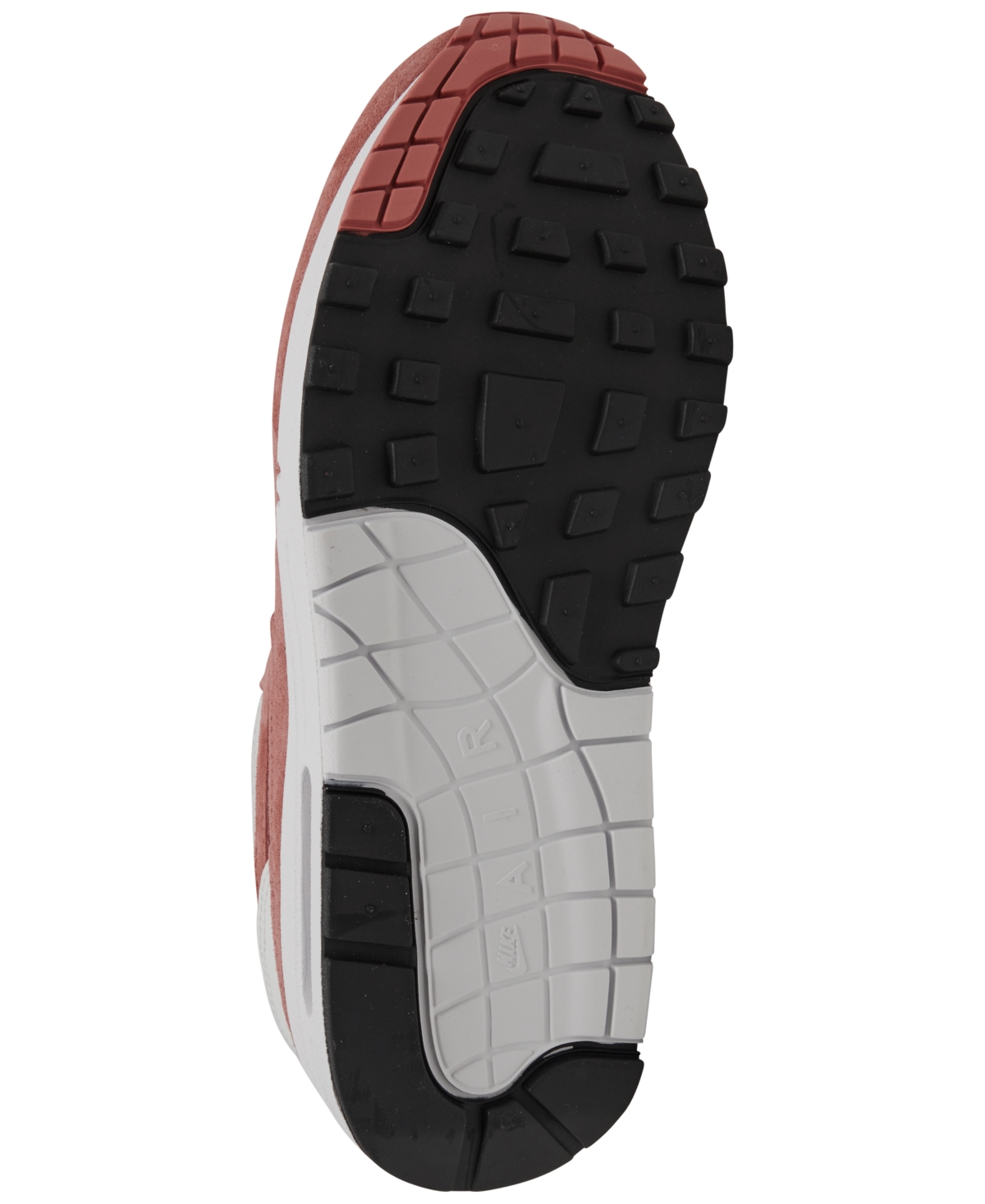 Nike Women's Air Max 1 '87 Casual Sneakers From Finish Line In White,cayon Pink