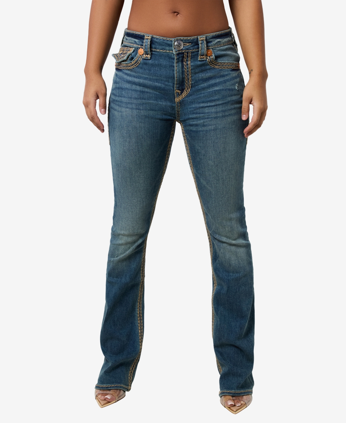 Women's Becca Super Q Flap Bootcut Jeans - Champaign
