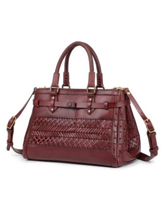 Women's Genuine Leather Lantana Satchel Bag