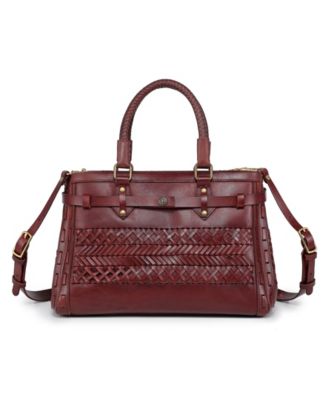 Women's Genuine Leather Lantana Satchel Bag